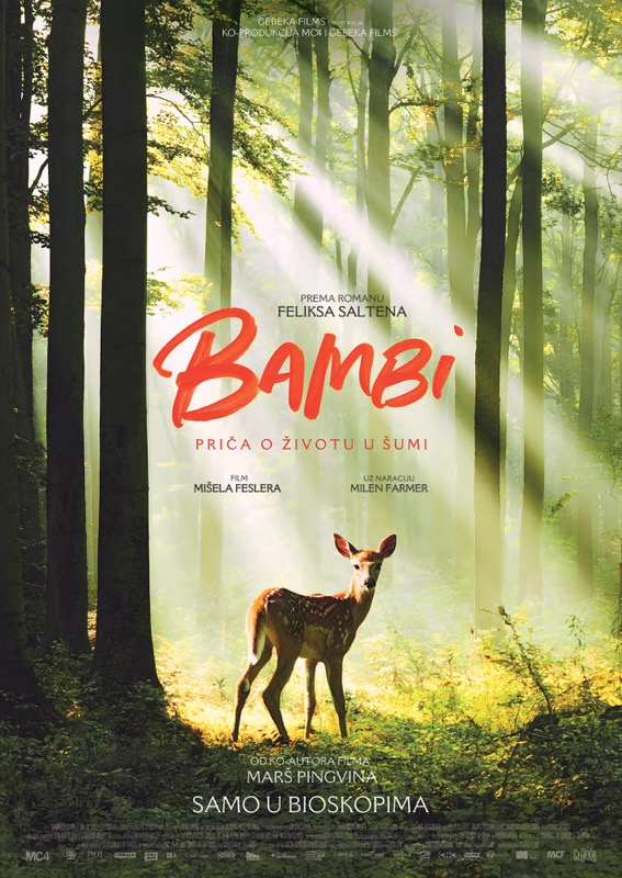 BAMBI- PRIČA O ŽIVOTU U ŠUMI (CENA KARTE-450 rsd) ANIMIRANI PORODIČNI FILM