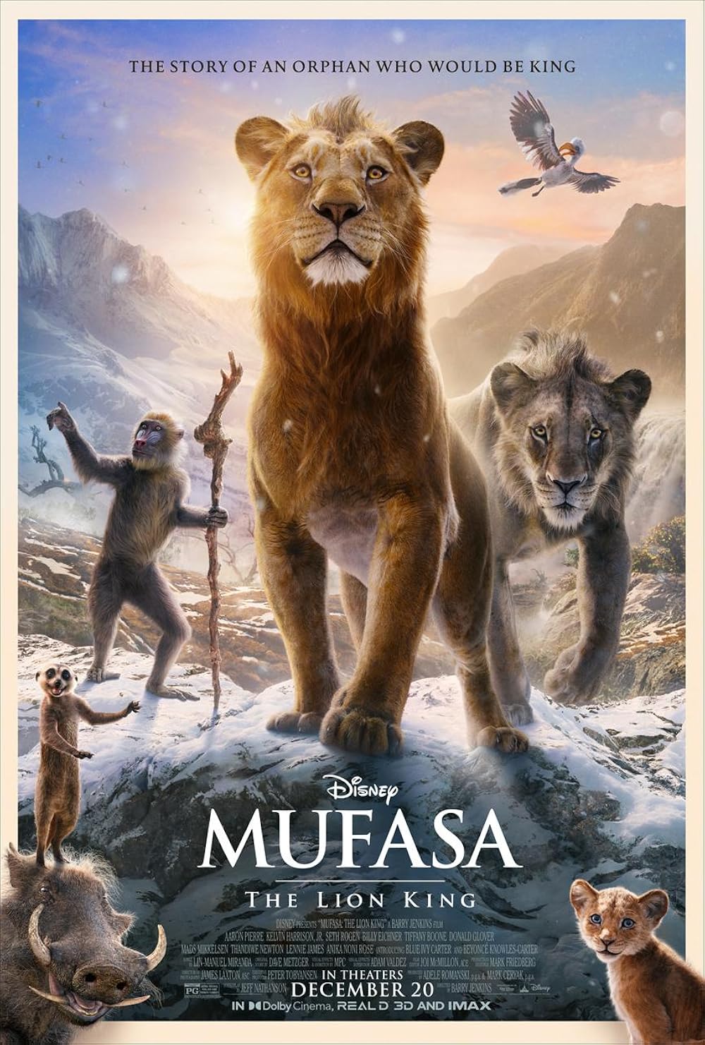 MUFASA: KRALJ LAVOVA (CENA KARTE-450 rsd) ANIMIRANI FILM